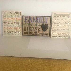 Family Love Vintage Wall Hangings Inspirationa